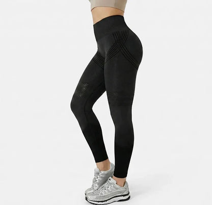 High Waisted And Hip Lifting Yoga Elastic Quick Drying Tight Pants
