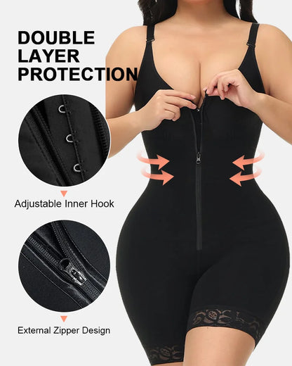 Extra Plus Size Shaper Bodysuit Tummy Control Shapewear With Bra