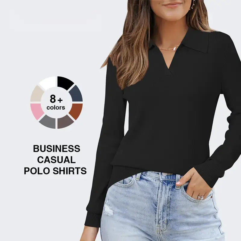 2026 Women’s Wool Blend Polo Shirts